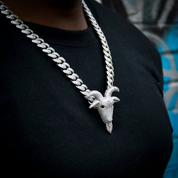 18k Gold Solid Bull Hip Hop Pendant ZUU KING